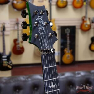 PRS Wood Library 10 Top Custom 24 Floyd Rose Ebony Fingerboard AAA Flame Maple Neck Eriza Verde - Image 7