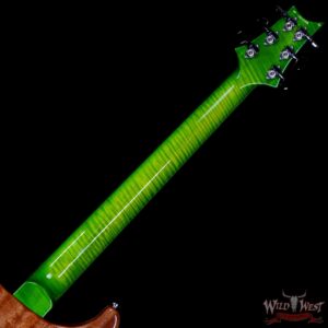 PRS Wood Library 10 Top Custom 24 Floyd Rose Ebony Fingerboard AAA Flame Maple Neck Eriza Verde - Image 5