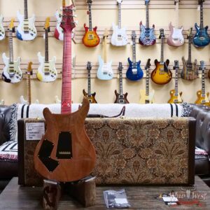 Paul Reed Smith PRS Wood Library 10 Top Modern Eagle V ME5 Flame Maple Neck Brazilian Rosewood Board Bonnie Pink 8.20 LBS (US Only / No International Shipping) - Image 7