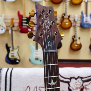 Paul Reed Smith PRS Wood Library 10 Top Swamp Ash 509 Flame Maple Neck Brazilian Rosewood Faded Blue Burst - Image 7