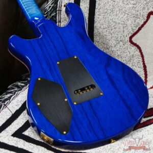Paul Reed Smith PRS Wood Library 10 Top Swamp Ash 509 Flame Maple Neck Brazilian Rosewood Faded Blue Burst - Image 11