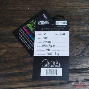 Paul Reed Smith PRS Wood Library 10 Top Swamp Ash 509 Flame Maple Neck Brazilian Rosewood Faded Blue Burst - Image 12