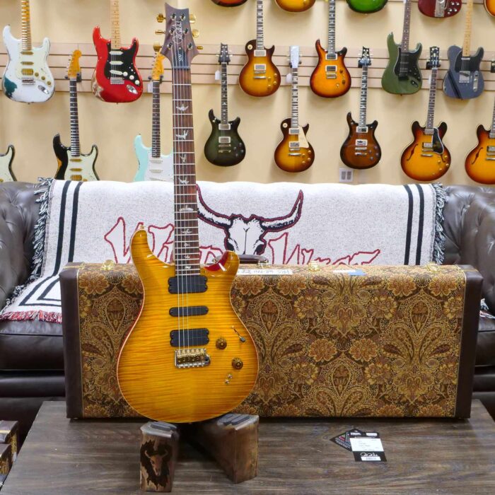 Paul Reed Smith PRS Wood Library 10 Top Swamp Ash 509 Flame Maple Neck Brazilian Rosewood McCarty Sunburst - Image 6