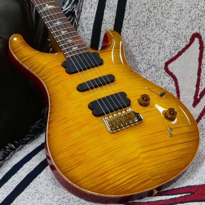 Paul Reed Smith PRS Wood Library 10 Top Swamp Ash 509 Flame Maple Neck Brazilian Rosewood McCarty Sunburst - Image 8