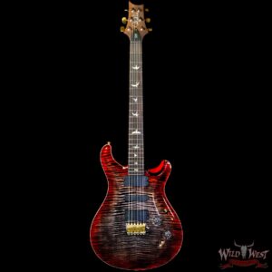 Paul Reed Smith PRS Wood Library 10 Top Swamp Ash 509 Flame Maple Neck Brazilian Rosewood Charcoal Cherry Burst - Image 3