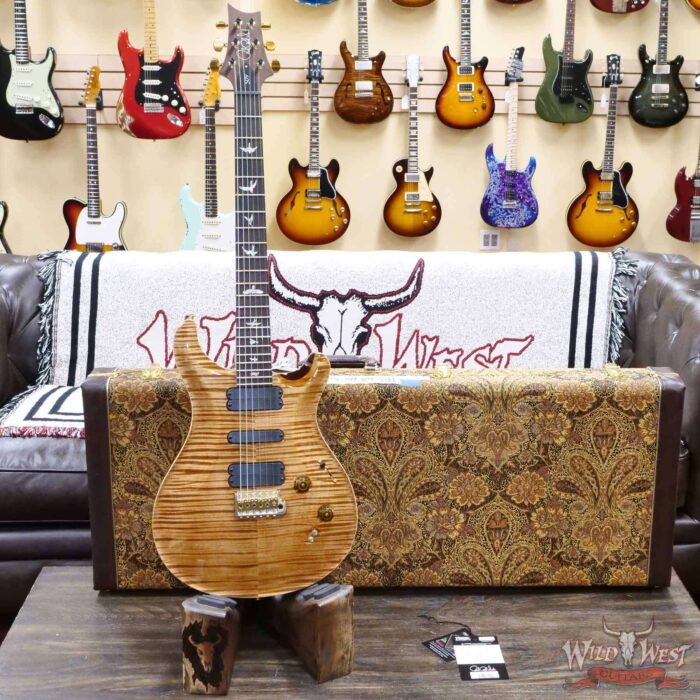 Paul Reed Smith PRS Wood Library 10 Top Swamp Ash 509 Flame Maple Neck Brazilian Rosewood Copperhead - Image 6