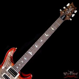 Paul Reed Smith PRS Wood Library 10 Top Special 22 Semi-Hollow Flame Maple Neck Brazilian Rosewood Fingerboard Chaocoal Cherry Burst 6.95 LBS (US Only / No International Shipping) - Image 4