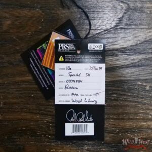 Paul Reed Smith PRS Wood Library 10 Top Special 22 Semi-Hollow Flame Maple Neck Brazilian Rosewood Fingerboard Chaocoal Cherry Burst 6.95 LBS (US Only / No International Shipping) - Image 12