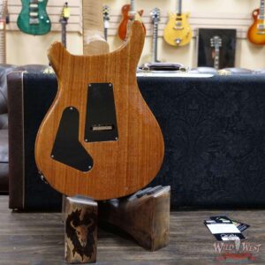 Paul Reed Smith PRS Wood Library 10 Top Custom 24 Floyd Rose Roasted Flame Maple Neck Blue Fade - Image 11