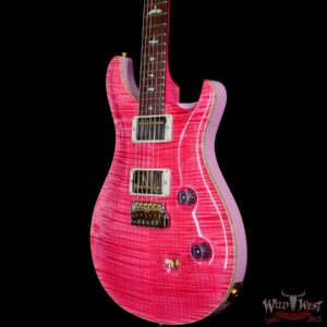 Paul Reed Smith Wood Library 10 Top Custom 24 Pattern Thin Flame Maple Neck Brazilian Rosewood Board Bonnie Pink - Image 2