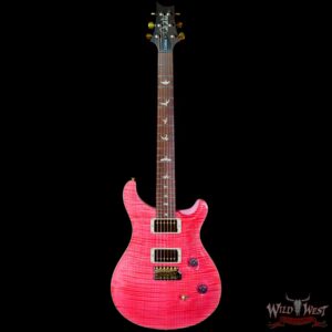 Paul Reed Smith Wood Library 10 Top Custom 24 Pattern Thin Flame Maple Neck Brazilian Rosewood Board Bonnie Pink - Image 3