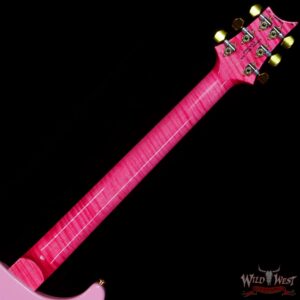 Paul Reed Smith Wood Library 10 Top Custom 24 Pattern Thin Flame Maple Neck Brazilian Rosewood Board Bonnie Pink - Image 5