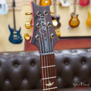 Paul Reed Smith Wood Library 10 Top Custom 24 Pattern Thin Flame Maple Neck Brazilian Rosewood Board Bonnie Pink - Image 7