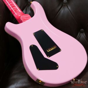 Paul Reed Smith Wood Library 10 Top Custom 24 Pattern Thin Flame Maple Neck Brazilian Rosewood Board Bonnie Pink - Image 11