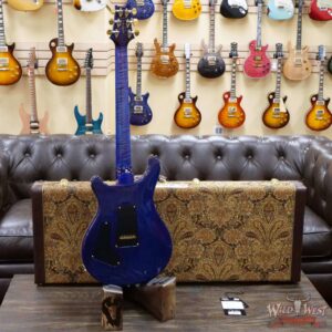 Paul Reed Smith PRS Wood Library 10 Top Custom 24 Pattern Thin Flame Maple Neck Brazilian Rosewood Board Violet Blue Burst - Image 9