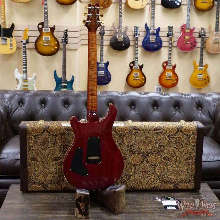 Paul Reed Smith Wood Library 10 Top Custom 24 Pattern Thin Flame Maple Neck Brazilian Rosewood Board Autumn Sky - Image 9