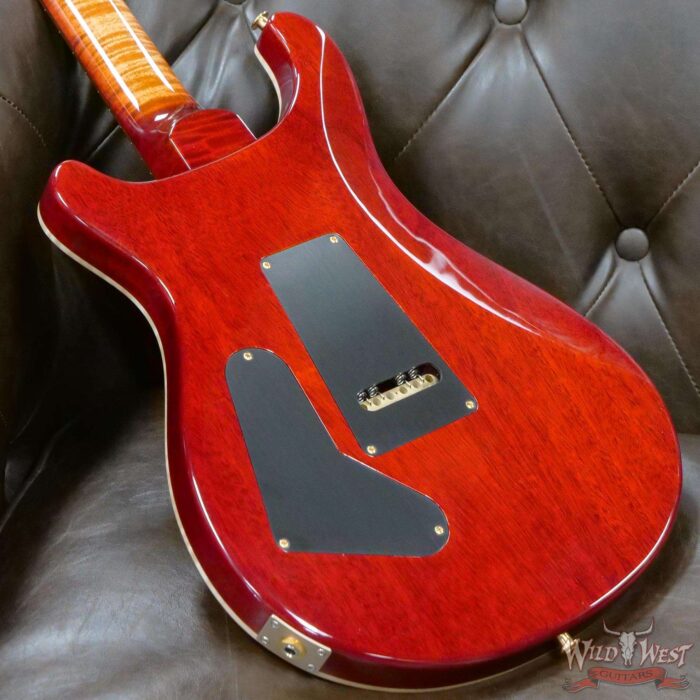 Paul Reed Smith Wood Library 10 Top Custom 24 Pattern Thin Flame Maple Neck Brazilian Rosewood Board Autumn Sky - Image 11