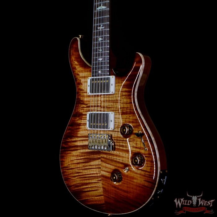 Paul Reed Smith Wood Library 10 Top Swamp Ash Custom 24 Piezo P24 Flame Maple Neck Brazilian Rosewood Copperhead - Image 2