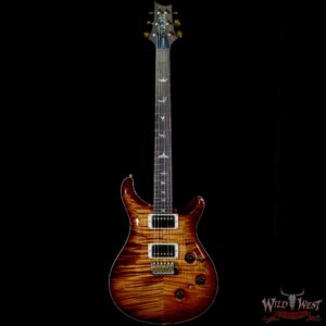 Paul Reed Smith Wood Library 10 Top Swamp Ash Custom 24 Piezo P24 Flame Maple Neck Brazilian Rosewood Copperhead - Image 3
