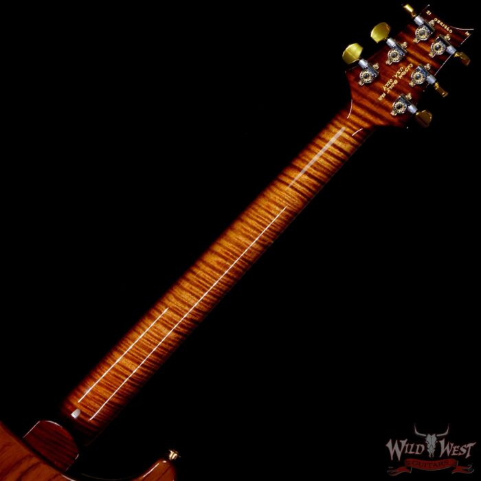 Paul Reed Smith Wood Library 10 Top Swamp Ash Custom 24 Piezo P24 Flame Maple Neck Brazilian Rosewood Copperhead - Image 5