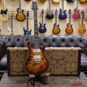 Paul Reed Smith Wood Library 10 Top Swamp Ash Custom 24 Piezo P24 Flame Maple Neck Brazilian Rosewood Copperhead - Image 6