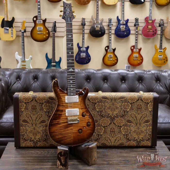 Paul Reed Smith Wood Library 10 Top Swamp Ash Custom 24 Piezo P24 Flame Maple Neck Brazilian Rosewood Copperhead - Image 6