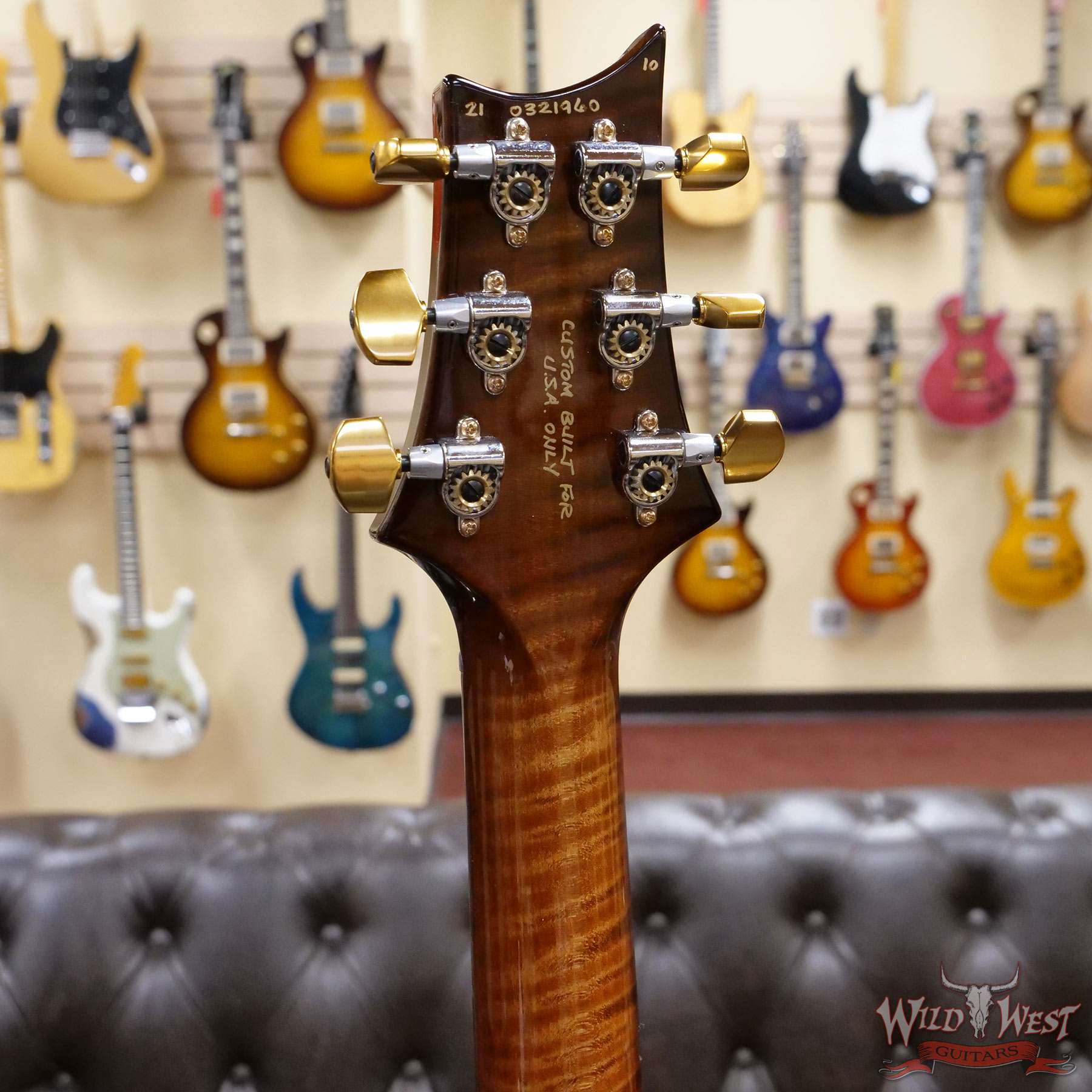 prs-wl-f10-cu24-321960-d5__wwg.jpg Paul Reed Smith Wood Library 10 Top Swamp Ash Custom 24 Piezo P24 Flame Maple Neck Brazilian Rosewood Copperhead - Image 10