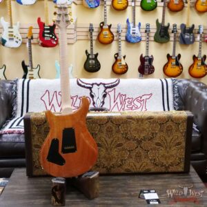 Paul Reed Smith PRS Wood Library 10 Top Custom 24 Flame Maple Neck Brazilian Rosewood Board Blue Fade - Image 9