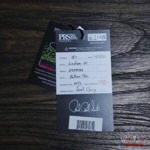 Paul Reed Smith PRS Wood Library 10 Top Custom 24 Flame Maple Neck Brazilian Rosewood Board Blue Fade - Image 12