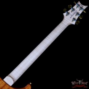 Paul Reed Smith PRS Wood Library 10 Top Custom 24 Flame Maple Neck Brazilian Rosewood Board Blue Fade - Image 5
