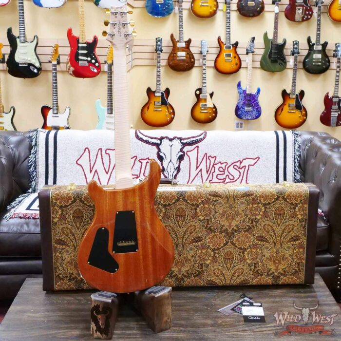 Paul Reed Smith PRS Wood Library 10 Top Custom 24 Flame Maple Neck Brazilian Rosewood Board Blue Fade - Image 9