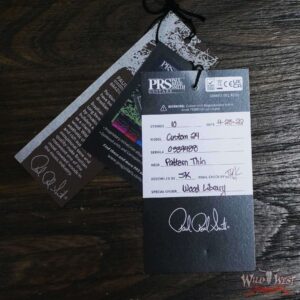 Paul Reed Smith PRS Wood Library 10 Top Custom 24 Flame Maple Neck Brazilian Rosewood Board Blue Fade - Image 12