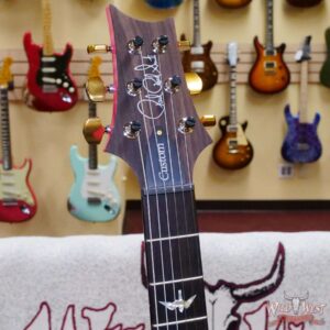 Paul Reed Smith PRS Wood Library 10 Top Custom 24 Flame Maple Neck Brazilian Rosewood Board Bonnie Pink - Image 7
