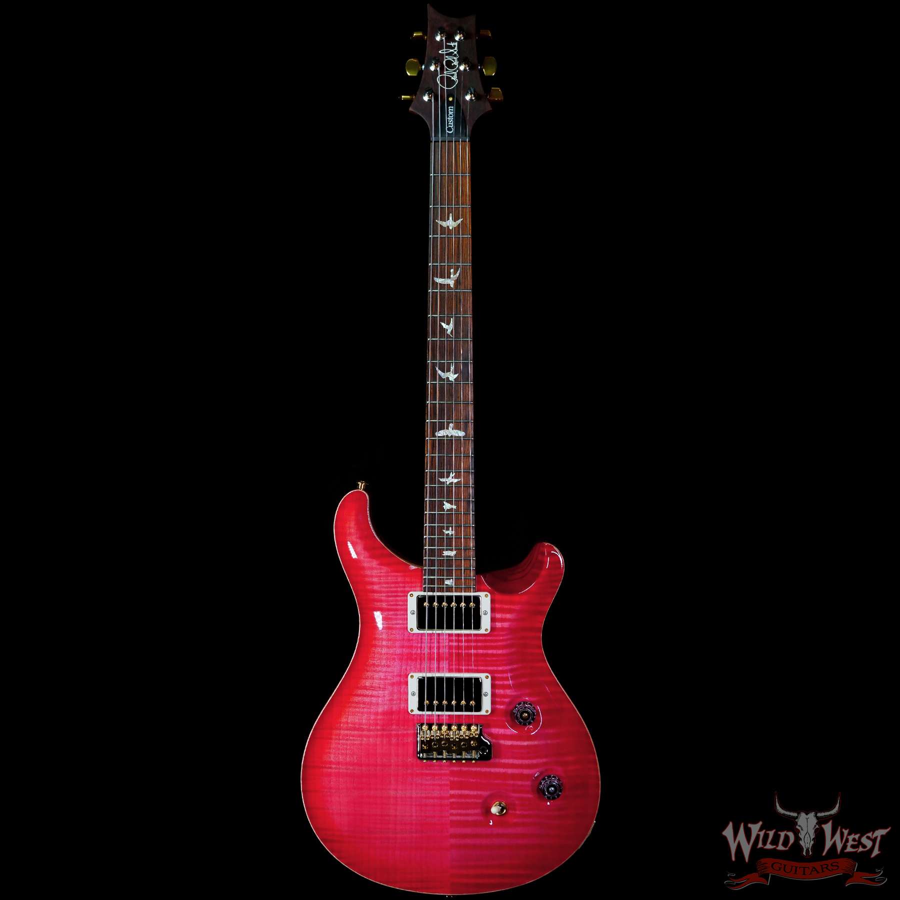 prs-wl-f10-cu24-bpcb-332686-c1__wwg.jpg Paul Reed Smith Wood Library 10 Top Swamp Ash Custom 24 Roasted Maple Neck Cocobolo Board Bonnie Pink Cherry Burst - Image 3
