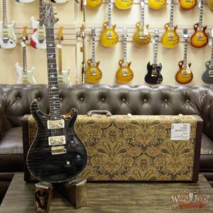 PRS Wood Library 10 Top Custom 24 Flame Maple Top Brazilian Rosewood Fingerboard Grey Black - Image 11