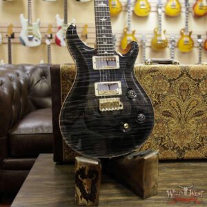 PRS Wood Library 10 Top Custom 24 Flame Maple Top Brazilian Rosewood Fingerboard Grey Black - Image 12
