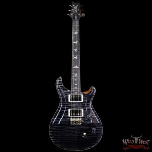 PRS Wood Library 10 Top Custom 24 Flame Maple Top Brazilian Rosewood Fingerboard Grey Black - Image 4