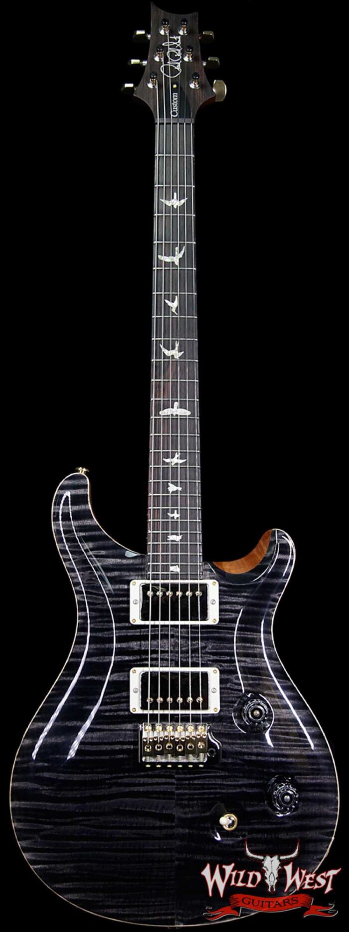 PRS Wood Library 10 Top Custom 24 Flame Maple Top Brazilian