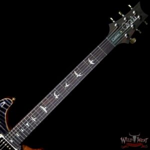 PRS Wood Library 10 Top Custom 24 Flame Maple Top Brazilian Rosewood Fingerboard Grey Black - Image 8