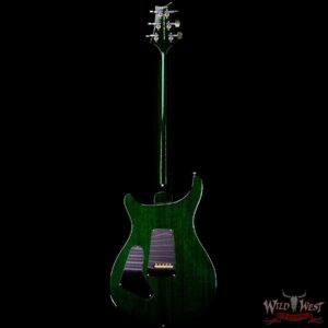 PRS Wood Library 10 Top Custom 24 Flame Maple Top Brazilian Rosewood Fingerboard Jade Burst - Image 5