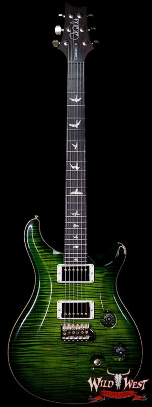 PRS Wood Library 10 Top Custom 24 Flame Maple Top Brazilian Rosewood Fingerboard Jade Burst
