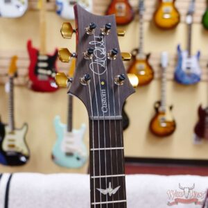 PRS Wood Library 10 Top Custom 24 Stained Flame Maple Neck Brazilian Rosewood Charcoal Cherry Burst - Image 6