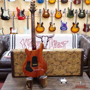 Paul Reed Smith PRS Wood Library 10 Top Custom 24 Flame Maple Neck Brazilian Rosewood Board Charcoal Cherry Burst - Image 9