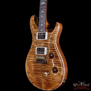 Paul Reed Smith Wood Library 10 Top Custom 24 Pattern Thin Flame Maple Neck Brazilian Rosewood Board Copperhead - Image 2