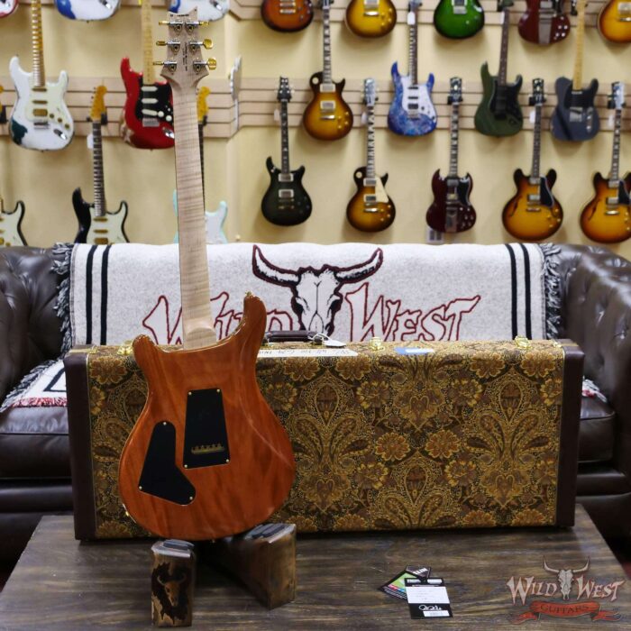 Paul Reed Smith PRS Wood Library 10 Top Custom 24 Flame Maple Neck Brazilian Rosewood Board Green Fade - Image 9