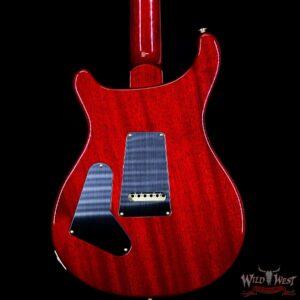 2018 PRS Wood Library 10 Top Custom 24 Flame Top Korina Neck Ebony Charcoal Cherry Burst - Image 7