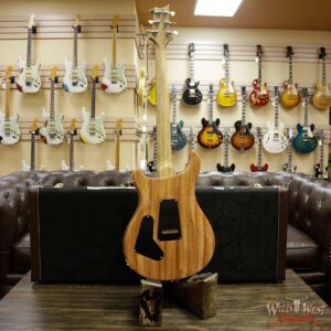 PRS Wood Library 10 Top Custom 24 Flame Top Korina Neck Cocobolo Board Natural - Image 15