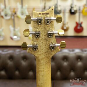 PRS Wood Library 10 Top Custom 24 Flame Maple Top Korina Neck with Ebony Board Blue Fade - Image 13