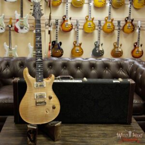 PRS Wood Library Flame 10 Top Custom 24 Korina Neck Ebony Fingerboard Natural - Image 11