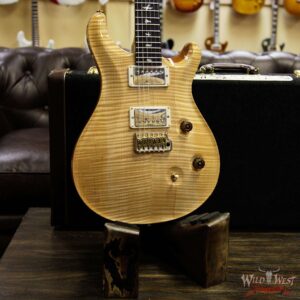 PRS Wood Library Flame 10 Top Custom 24 Korina Neck Ebony Fingerboard Natural - Image 12